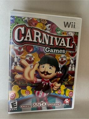 Carnival Games (Nintendo Wii, 2007) Over 250 Virtual Prizes New - SEALED